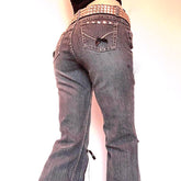 Gothic Halloween Skull & Pumpkin Pants – Spooky Streetwear Style